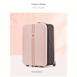 ZUN The New Folding Trolley Box, Travel Business Light Foldable Suitcase, Folding Portable Suitcase, 57091348