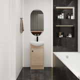 18 Inch Bathroom Vanity, Small Bathroom Vanity With Sink, Bathroom Vanity and Sink Combo 50458715