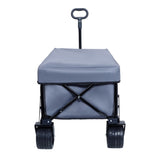 Foldable Wagon with Extended Tailgate, Waterproof Dustproof UV Resistant Wagon Rain Covers, Heavy W321P269239