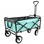 ZUN 360lbs Collapsible Foldable Wagon Cart with strapping system ,Beach Wagon Utility Cart Utility Wagon W2932P234994