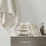 Cotton 6 Piece Bath Towel Set B03599324