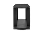 U_STYLE Modern Minimalist Ash Veneer Entryway Table with Streamlined Desktop Design, Suitable for N711P241273B