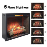 33 inch Infrared Electric Fireplace Insert, Touch Panel Home Decor Heater,Smokeless Firebox .With W1769P252998