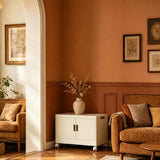 3 Tier Large Foldable Storage Cabinet with Wheels,Stackable Organizer Box for Kitchen Bathroom 13772375