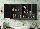 36 Inch Wall Mounted Medicine Cabinet, Bathroom Storage Cabinet with Mirror Door and Adjustabl N710P254924B