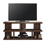 ZUN 64 inch TV Stand Console for TVs up to 70 inches, No Assembly Required, Whiskey Finish B108P160187