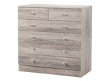 Modern Simple 6-Drawer Dresser Gray 89621614