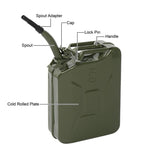 ZUN 20L Portable American Fuel Oil Petrol Diesel Storage Can Army Green 97686520