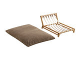 Accent Armless Lazy Sofa, Casual Single Sofa, Corduroy Fabric, For Living Room And Bedroom , With W876P304541