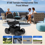 Electric Wheelchairs for Adults,20 Miles Long Travel Range with 2 Lithium Batteries All Terrain 58179832