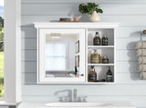 30'' x 28'' Bathroom Medicine Cabinet with Mirror, Wall Mounted Mirror Cabinet with Storage 98047741