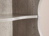 8-layer adjustable shelf ultra-thin bookshelf with a wavy border design, which is more aesthetically W487P339354