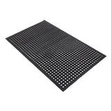 Bar Kitchen Industrial Multi-functional Anti-fatigue Drainage Rubber Non-slip Hexagonal Mat 42121298