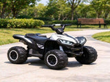 White 12V Kids ATV 4-Wheeler, Dual Motor Ride-On Toy with High/Low Speed, Music, Headlights & 3.7 59776812