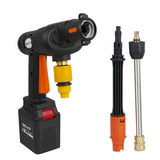 653PSI Cordless Pressure Washer, High Pressure Car Washer Cleaner, Electric Sprayer Water Gun, with 16381921