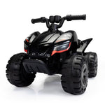 ZUN Kids Ride-on ATV, 6V Battery Powered Electric Quad Car with Music, LED Lights and Spray Device, 4 W2181P155600