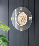 23.5" Round Moving Gear Roman Numeral Clock W2078130296