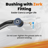 0-6" Lift Front Adjustable Track Bar Panhard for Jeep Wrangler JK 2007-2018 97250024 06323331