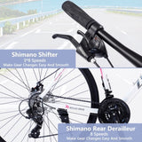 24 Speed Hybrid bike Disc Brake 700C Road Bike For men women's City Bicycle W1019112679