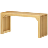 35" Solid Wood Bench Nature for Entryway, Living Room, Kitchen T3210P298180