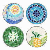Blue Hawaiian Sun Mosaic Round Terrace Bistro Table 62269715
