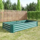 ZUN Raised Garden Bed Outdoor, 6×3×1ft , Metal Raised Rectangle Planter Beds for Plants, Vegetables, and 21283723