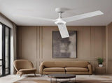 52 inch Modern Ceiling Fan with Lights,Remote Control, 3 Plywood Blades,6-Speed,Dimmable, Noiseless 98103013