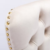 A&A Furniture,Thick Golden Swivel Velvet Barstools Adjusatble Seat Height from 27-35 Inch, Modern W114367602