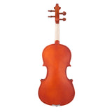 GV101 4/4 Acoustic Matt Violin Case Bow Rosin Strings Shoulder Rest Natural 42402082