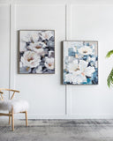 32.5" x 40" Large Rectangle Framed Wall Art Flower Canvas Print, Home Decor for Living Room Kitchen W2078130295