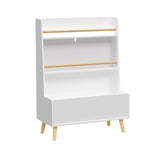 Kids Bookshelf, Book and Magazine Rack, Book Organizer, toy Storage Cabinet Organizer, White 50096524