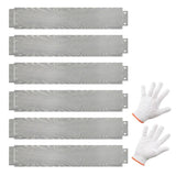 Galvanized Metal Landscape Edging Includes 6 Flexible Panels 30239382