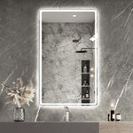 ZUN 40x32 Inch LED Bathroom Mirror Vanity Mirrors with Front Lights Wall Mounted Anti-Fog Frameless Make W2071137652