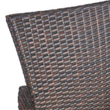 Clementine Outdoor Multibrown PE Wicker Dining Chairs 56447.00ABEI