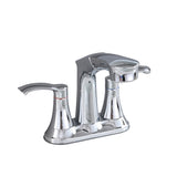 Bathroom Faucet with Pull Out Sprayer, 2 Handle 4 Inch Faucet Utility Sink Faucet, Chrome W122470444