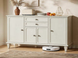 Sideboard Buffet Cabinet with Drawers and Storage Cabinets, Vintage Wooden Console Cabinet with W3720P577572