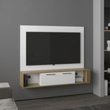 Vance 56" Wide Floating Entertainment Center with Two Cabinets , Four Shelves, Cable Management B070P286465