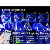 9.8*6.5FT Mesh Net Light,360 LED Net Light with 8 Modes&Remote,Connectable Net String 30254569