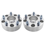 ZUN 2pcs Professional Hub Centric Wheel Adapters for Dodge Ram 1500 Durango Dakota 2002-2013 Silver 74533893