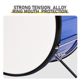 14"x10" 3-Pieces Junior Kids Drum Set Kit Pedal Drum Stick Wrench Drum Stool Dark blue 27761047