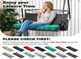 Outdoor Bench Cushion, 63 20 4 Inch, Tufted Waterproof Swing Cushion with Ties, for Patio Bench 64996939