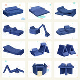 Modular Kids Sofa,8-Pieces Convertible Modular Sofa Bes forroom,Bedroom, Muti-purpose W1889P337550