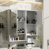 29'' x 28'' Modern Wall Mounted Bathroom Medicine Cabinet, Bathroom Wall Storage Cabinet with N710P209440K