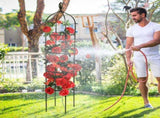 2 Packs Garden Obelisk Trellis 5.9FT Plants Tower for Climbing Plants Flower Vegetable Vine Support 84045793