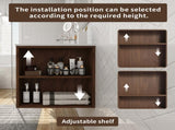 30" Wall Mounting Bathroom Vanity With Gel Sink, Soft Close Drawer W999102535