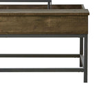 Brown Oak and Sandy Black Lift Top Coffee Table B062P153626