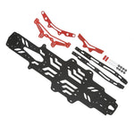 ZUN RC Drift Car Chassis Plate - Carbon Fiber & Aluminum Alloy for MST RMX2.0S RRX2.0S 1/10 Scale 68323730