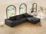104.3*68.9"Modular sectional sofa seat,Upholstered compressed couch for living W3819P448427