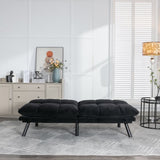 Black Convertible Folding Modern sofa Bed W570124914