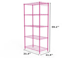 5-layer adjustable shelf spacing, snap-fit deformable structure, adjustable feet, display rack, 10620536